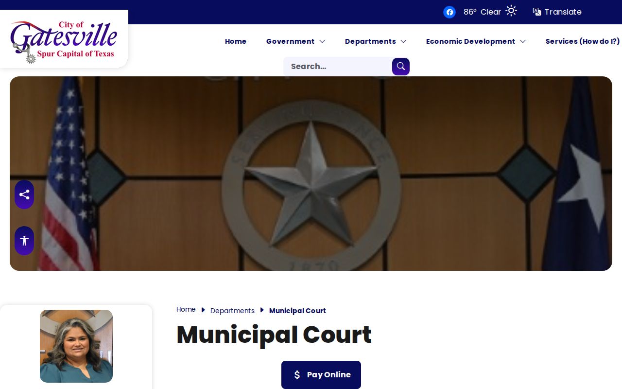 Gatesville warrant records, municipal court docket and contact information